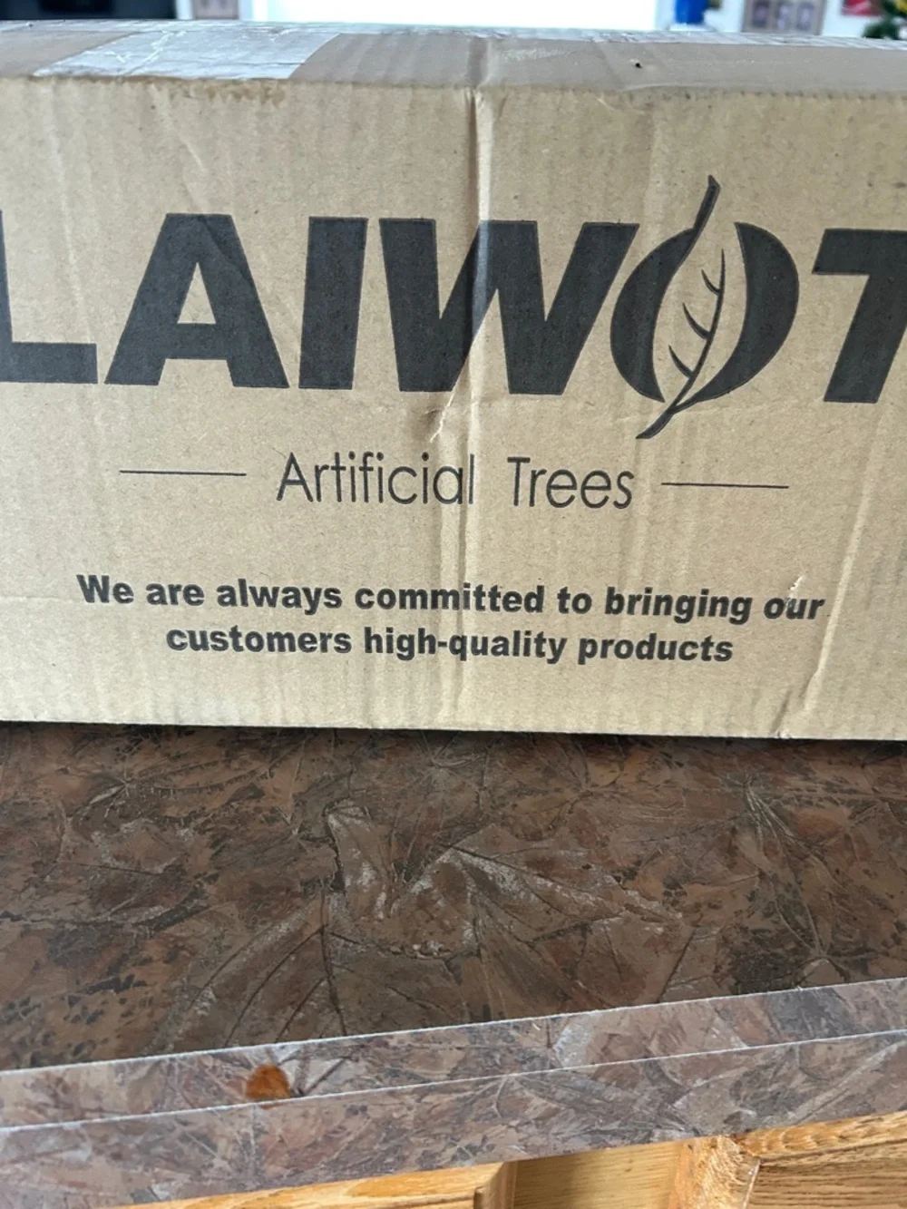 Laiwot Artificial Cedar Trees- 3 Feet Tall-2 Pack
